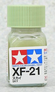 TAMIYA 琺瑯系油性漆 10ml 天空色 XF-21